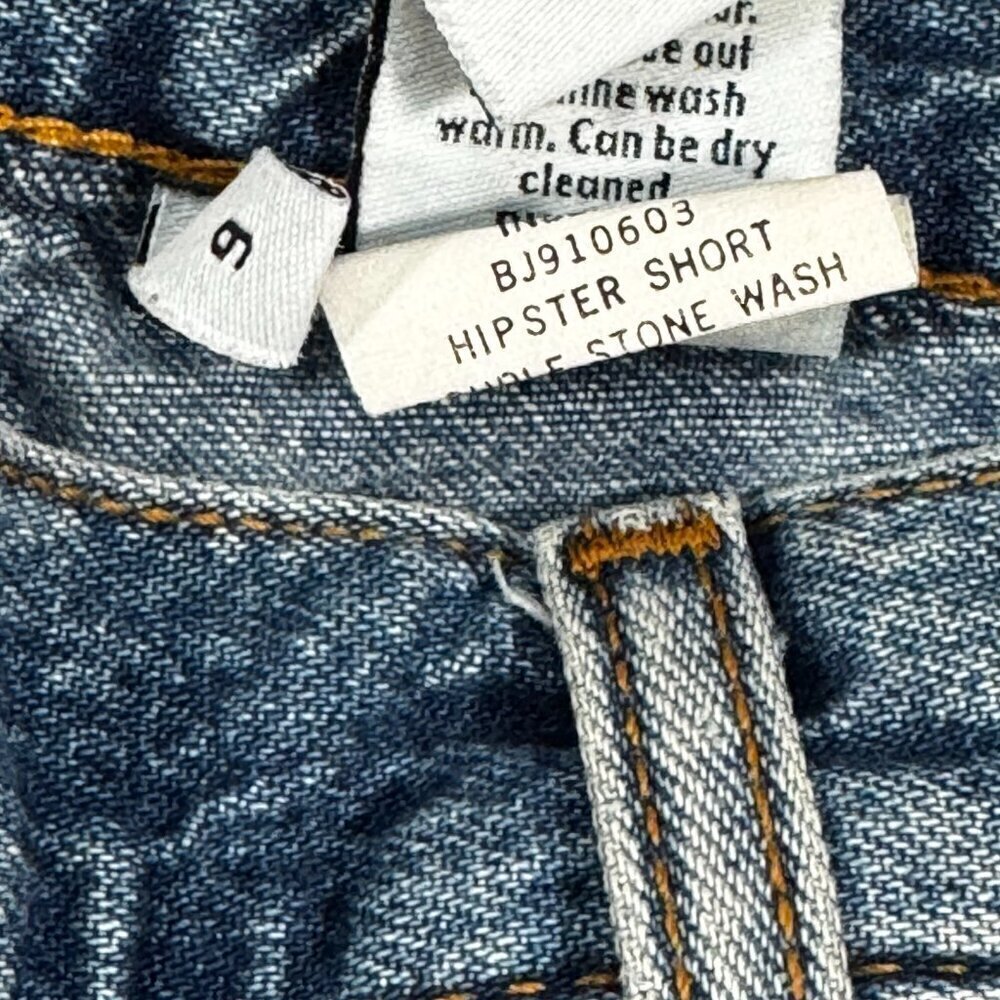 Calvin Klein Jeans Classic Blue Women's Jean Shorts Y2K - Picture 4 of 4